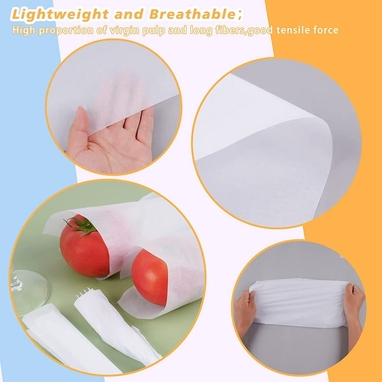 Acid-free White Tissue Paper 15 x 20, Pack of 20 Sheets