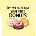thumbnail image 3 of Inktastic Just Skip to the Part Where There's Donuts Boys or Girls Baby Bodysuit, 3 of 4