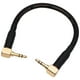 thumbnail image 3 of Cess-068 Cable de audio de audio corto de 3.5 mm TRS Right Angling, 6 pulgadas, 3 of 9