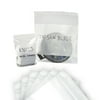 StarBoxes 1000 Reclosable Clear Poly Ziplock Bags 9"x12", 2 Mil White Block Poly Bags