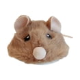 thumbnail image 2 of TOOYFUL Automatic Mouse Toy Cat Interactive Mouse Toy Motion Activated Pet Toy Chasing Simulation Cat Plush Mouse Toy for Indoor Cat Light Brown, 2 of 10