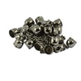 thumbnail image 2 of 10 topes para extremos de collares con cierre de langosta, extensores de cadena para bisutería. Negro azabache, 2 of 7