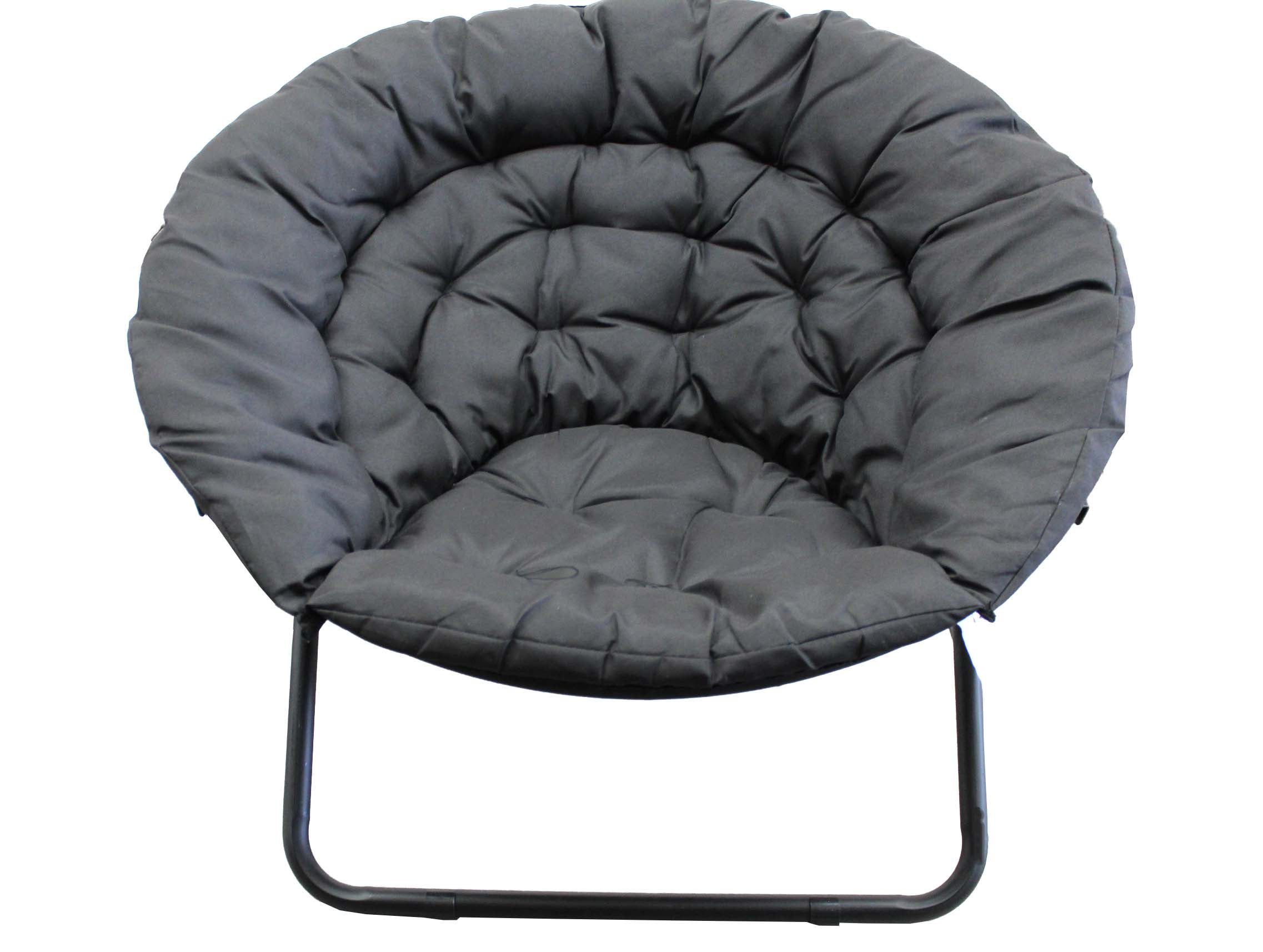 Black 214674 Zenithen Limited Round Pad Dish Chair 