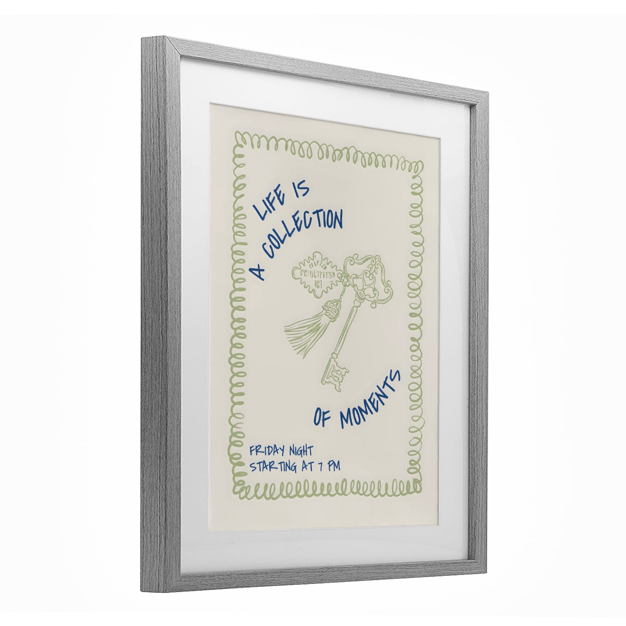 Stupell Industries A Collection of Moments Gray Framed Print Under Glass, design by The Prints Vibe