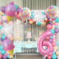 thumbnail image 3 of Globos de helado Villorem para decoración de fiesta, rosas #6, 3 of 7