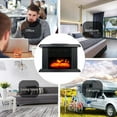 thumbnail image 3 of SNNROO Aousin Foyer Électrique Domestique 1000W Noir, 3 of 10