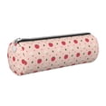 thumbnail image 1 of Disketp Strawberry Estuche Organizador de Lápices de Cuero, Estuche de Oficina con Cremallera para Bolígrafo y Lápiz, 1 of 6