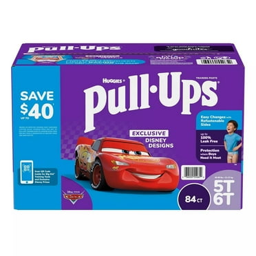 Huggies Pull-Ups Training Pants for Boys 5T-6T 50  Pounds (84 Count)