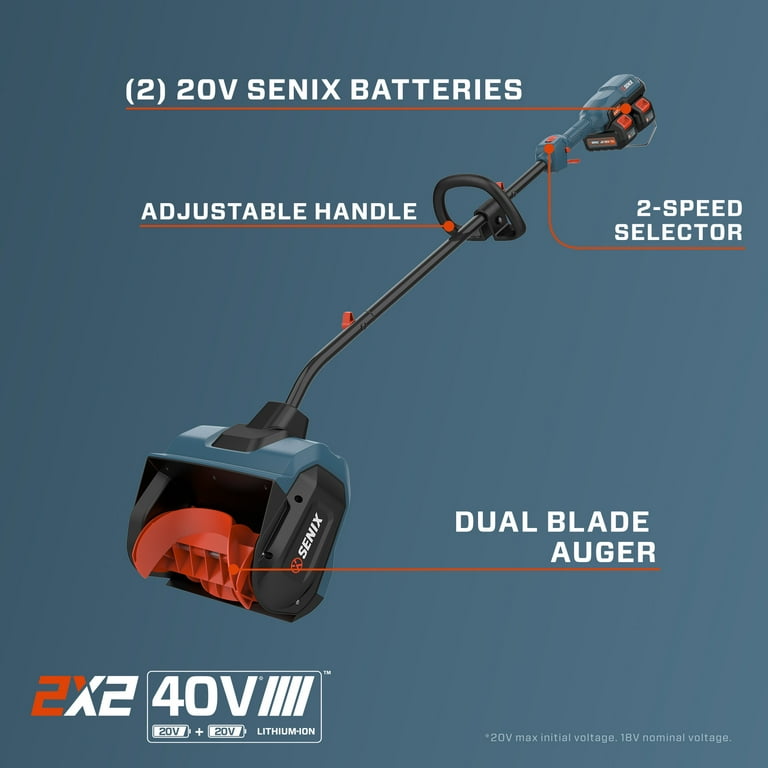 SENIX 60-volt Max 18-in Brushless Battery Ah Chainsaw Battery
