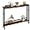 Brown, variant on Jojoka 5.9" Narrow Sofa Table, 2 Tier Skinny Console Table with Adjustable Shelf, Slim Behind Couch Table for Living Room, Entryway, Hallway, Foyer - Black