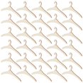 thumbnail image 2 of 30 Uds. Percha de virutas de madera en blanco, juguetes para niños, decoración de pintura DIY, regalos artesanales de madera, 2 of 8