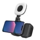 thumbnail image 1 of Estabilizador de Mano con Bluetooth para Teléfono, de Fotografía, Luz de Relleno para Selfies, Vlogs, Accesorios de Fotografía, Color Negro con Luz, 1 of 5