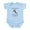 Sky Blue, variant on CafePress - Mommys Running Buddy Body Suit - Baby Light Bodysuit, Size Newborn - 24 Months