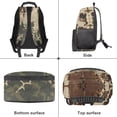 thumbnail image 5 of KUIFORTI Duck Brown Camo Boys Backpack Kids School Bag Large Capacity Bookbag with Side Pockets Adjustable Straps Lightweight Back to School Supplies, 5 of 7