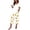 F3-Yellow, variant on Textilo Womens Capri Pajama Sets Short Sleeve V-Neck Tops and Capri Pants with Pockets Elastic Waist Set Comfy Soft Lounge 2026 Trendy Lightweight Sleepwear,Yellow M