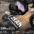 thumbnail image 4 of 60V 25AH Riding'times GT54 Pro Electric Dirt Bike for Adult Teens,3000W(Peak)40MPH Electric Dirt Bike, 14"/12" all terrain off road bicycles,Hydraulic Disc Brakes UL2849, 4 of 9