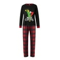 thumbnail image 2 of JBEELATE Family Matching Pajama Sets Cute Christmas Tree Sleepwear Letter Hat Holiday PJS for Couples and Kids, 2 of 4