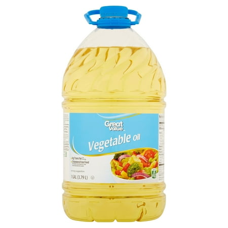 Great Value Vegetable Oil, 128 oz