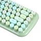 thumbnail image 5 of Combo Mofii CANDY Keyboard Mouse Combo Wireless 2.4G Color mezclado 84 Key Mini Keyboard Mouse Set con tapas de teclas circulares Punk Verde Mofii Combo, 5 of 7