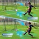 thumbnail image 2 of 3-in-1 Soccer Goal & Rebounder Net para Backyard 7 x 5 ft Multi-Angle Trainer cm de Profundidaduradero Steel Frame Ideal para Passing Filming Ball Control Outdoor Practice para Kids, 2 of 7