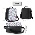 thumbnail image 2 of Naloa Strawberry And Flowers Lunch box Lunch bag for men women Large capacity Lunchbox Insulated Lunch bag Lunch box cooler, 2 of 7