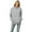 Light Gray, variant on LYMAYTER Womens Hoodies Sweatshirt Female Long Sleeve Loose Sweatsuit Fall Winter Solid Color Sweater Shirts S-2XL