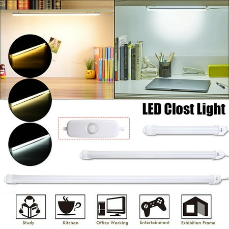 Portable USB LED Hard Strip Bar Light Tube Lamp Under Cabinet Lights Closet Lights Night Lights For Closet Drawer Cupboard