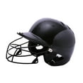 thumbnail image 1 of Casco de béisbol cómodo Guardia transpirable para el torneo de competencia de juegos Negro, 1 of 8