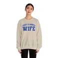 thumbnail image 4 of Tree Climber Wife Sweatshirt Gifts Crew Neck Shirt Long Sleeve Unisex, 4 of 5