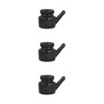 thumbnail image 2 of tssuouriy 350ml Ceramic Neti Pot for Reliable Sinus Rinse Durable Construction Black 5.51 Inchx3.94 Inchx4.13 Inch 3Set, 2 of 6