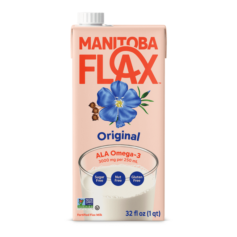 MANITOBA MILLING CO Unsweetened Flax Milk, Original, Plant-Based