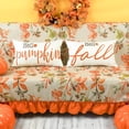 thumbnail image 3 of Fall Pumpkins Pillow Covers 12x20 Hello Fall Hello Pumpkins Farmhouse Autumn Thanksgiving Decor Lumbar Cushion Cases for Couch Home, 3 of 6