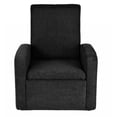 thumbnail image 1 of HomeRoots 397760 Fauteuil Inclinable Rembourré Confortable Noir pour Enfants avec Rangement, 1 of 1