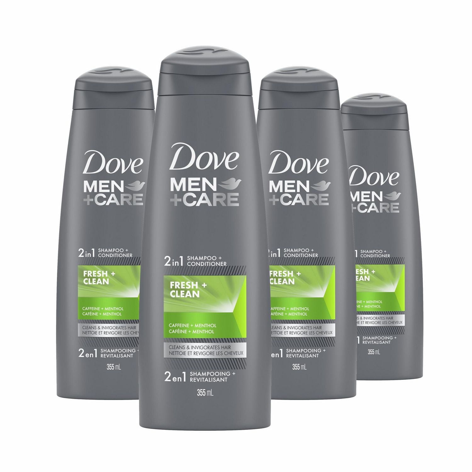 Shampooing et Revitalisant 2-en-1 Dove Men Care avec caféine et menthol