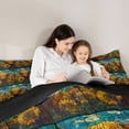 thumbnail image 4 of Erosebridal Farmhouse Cow Animal Bedding Comforter Set 7pcs, Retro Sunflower Queen Bedding Sets, 4 of 7