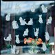 thumbnail image 5 of 16 piezas de pegatinas de ventana de arcoíris con forma de gato, calcomanías de vidrio, pegatinas de vinilo prismático no adhesivas para atrapar el sol, pegatinas anticolisión para ventanas para, 5 of 8