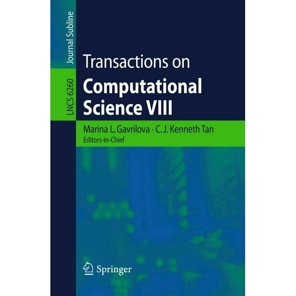 Transactions on Computational Science VIII, (Paperback)