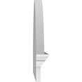 thumbnail image 4 of Ekena Millwork 48"W x 18-7/8"H x 2-3/4"P Segment Arch 3 Spoke Architectural Grade PVC Combination Pediment, 4 of 7
