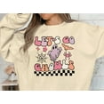 thumbnail image 2 of Let's Go Ghouls Sweatshirt, Halloween Sweatshirt, Halloween Shirt, Skeleton Shirt, Halloween Funny Shirt, 2 of 4