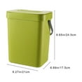 thumbnail image 3 of RRCSS Compost Caddydetachable Handle And Countertop Binsmall Compost Bin With Lidplastic Tiny Wastebasket For Office/Kitchen/Refrigerator/Rv, 3 of 8
