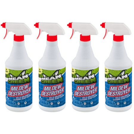 (3 pack) (3 Pack) Mean Green Mildew Destroyer with Bleach, 32.0 FL OZ