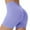 Purple, variant on Chbgutlmr Athletic Shorts for Women High Waisted Butt Lifting Skinny Stretch Belly Control Biker Shorts