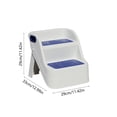 thumbnail image 3 of Roiihwy Basics Foldable Non-Slip Pet Stairs for Small Dogs and Cats, Senior Pets, Easy to Climb, 3 of 6