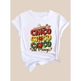 thumbnail image 4 of Camisetas con gráficos clásico para mujeres y adolescentes y niñas, playera de verano con estampado estéticoCheerful Western Cowboy Hat Flower Graphic Short Sleeves Sports Tee, Round Neck Workout Ca, 4 of 8