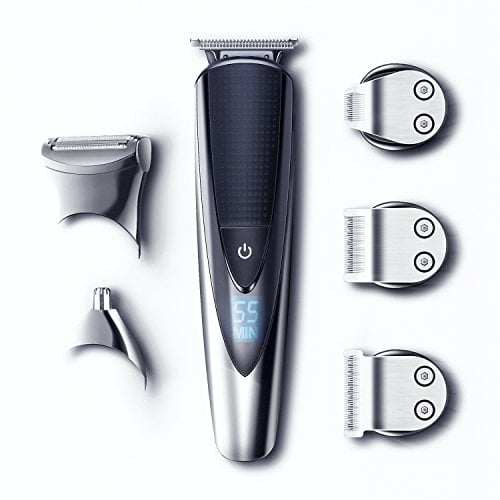 hatteker mens 5 in 1 grooming kit cordless hair clippers beard trimmer