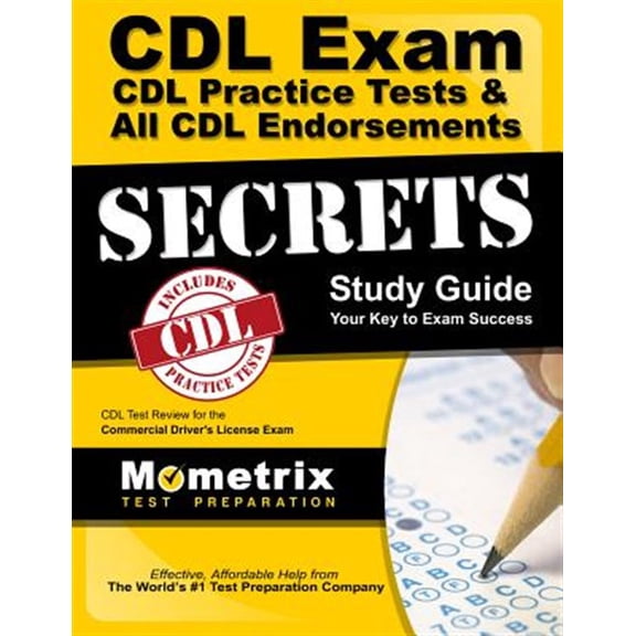 Pre-Owned CDL Exam Secrets - CDL Practice Tests & All CDL Endorsements Study Guide: CDL Test Review for the Commercial Driver's Li, (Paperback)