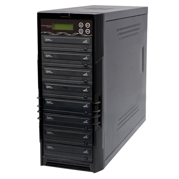 BestDuplicator 7 Target (1 To 7) 24X Sata Dvd Duplicator Built-In Lite-On Burner (128Mb Buffer) + Nero 10 Multimedia Suite Essentials Cd/Dvd Software