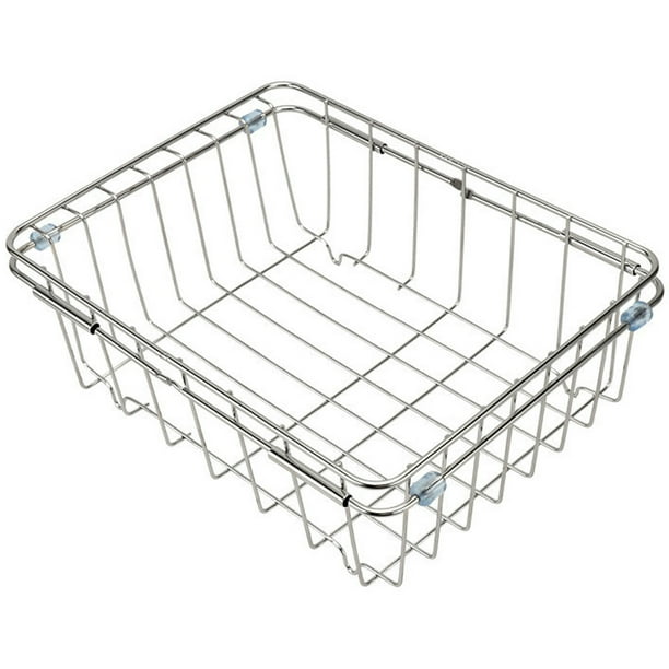 NUOLUX Expandable Dish Drying Rack Kitchen Stainless Steel Sink Dish