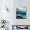 thumbnail image 4 of ARISTURING  Framed Canvas Wall Art Blue and White Print Abstract Brushstroke Canvas Prints Home Artwork Decoration for Living Room,Bedroom, 4 of 5