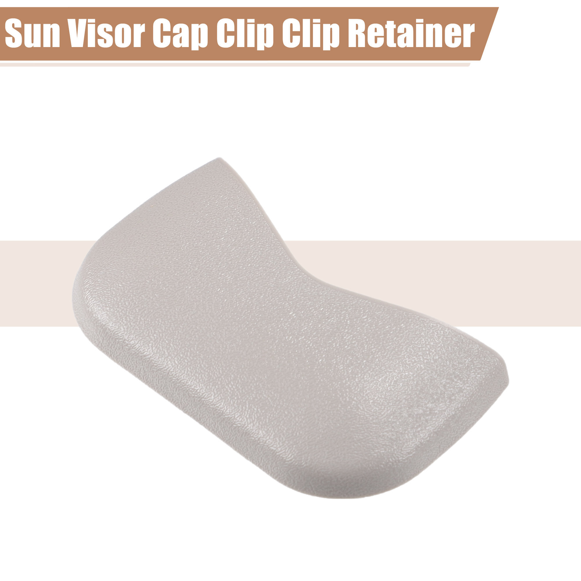 Unique Bargains 2Pcs Plastic Sun Visor Bolt Cover for Nissan Maxima Gray